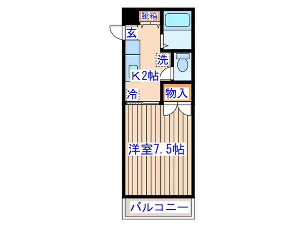 ティエラ定進堂の物件間取画像